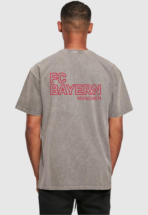 Actual product image FC Bayern München Mia San Mia VR Acid Washed Heavy Oversize Tee - 115275 (XXL)