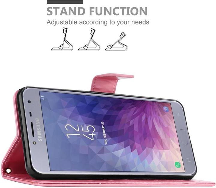 Image du produit Cadorabo Couverture du livre de fleurs (Samsung Galaxy J4 (2018))