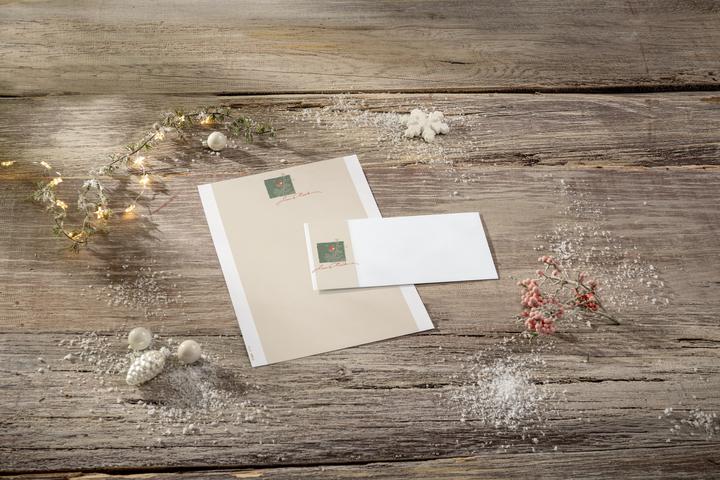 Immagine prodotto Sigel DU256 Buste natalizie, gommate, lunghezza DIN, 50 pezzi (220 x 110 mm, 50 x)
