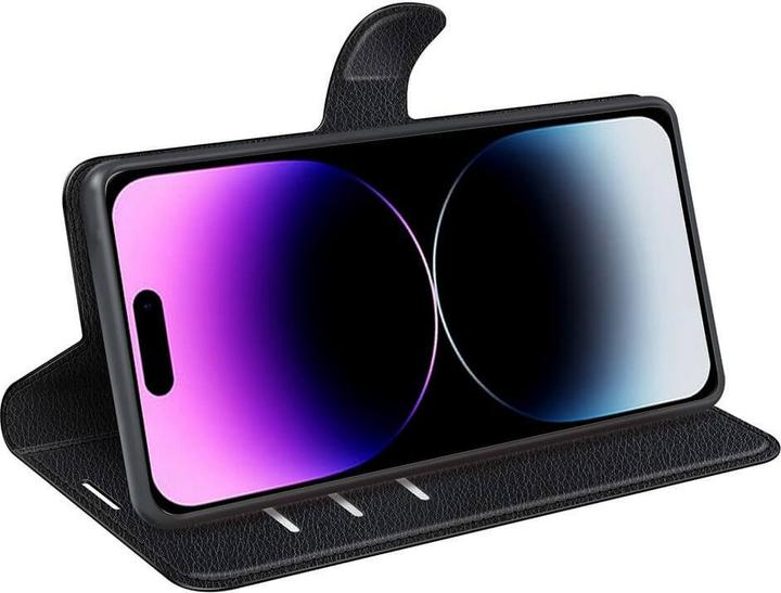 Produktbild Cover-Discount iPhone 15 Pro - Leder Etui Hülle schwarz (Apple iPhone 15 Pro)