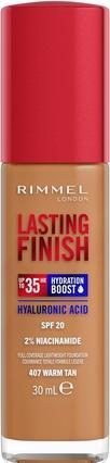 Rimmel London Rimmel Lasting Finish 35HR Foundation 407 Warm Tan