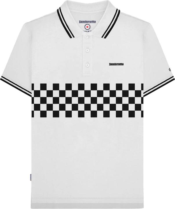Immagine prodotto Lambretta SS25 Maglietta Polo Due Toni Bordata Uomo (M)