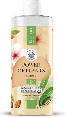 Image du produit Lirene Power Of Plants Liquid Micellar Two-Phase 3In1 For All Skin Types Almond 400Ml (Eau micellaire, 400 ml)