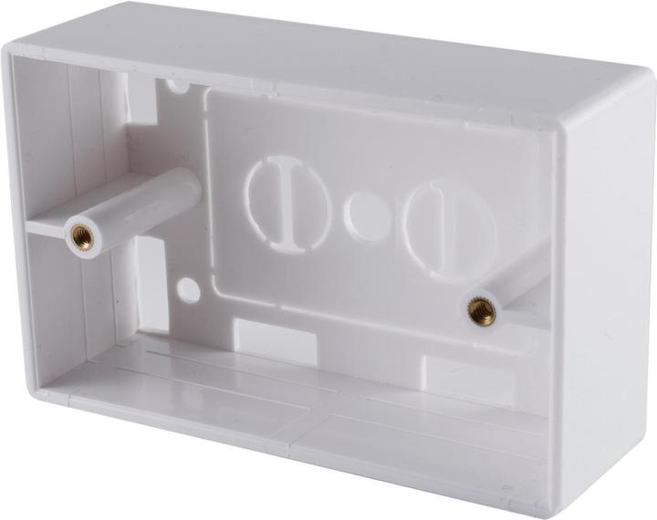 Image du produit Shiverpeaks S/CONN maximum connectivity Boîtier d'adaptateur réseau Keystone pour montage en surface, blanc