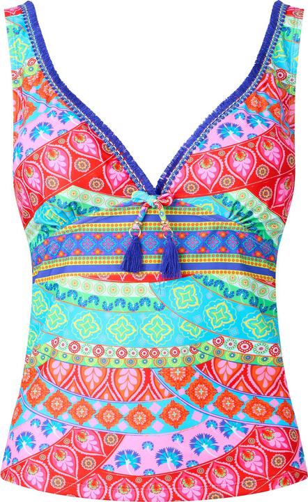 Image du produit Joe Browns Patchwork Tassel Trim Tankini Top (40)
