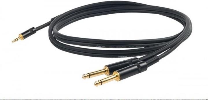 Actual product image Proel Y-Mono (1.50 m, 3.5mm jack (AUX), 6.3mm jack)