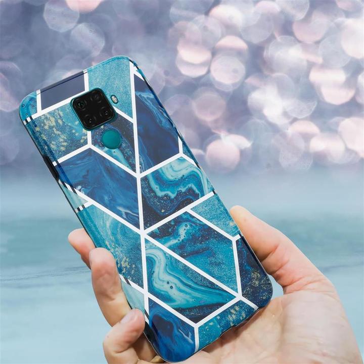 Produktbild Cadorabo IMD TPU Bunter Marmor Cover (Huawei Mate 30 Lite)