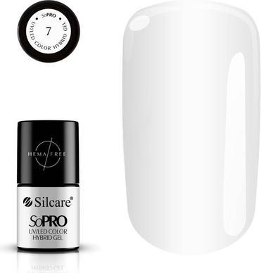 Silcare SILCARE SoPro Hybrid Gel lakier hybrydowy 007 7g (Off White, Gel-Effekt Nagellack)