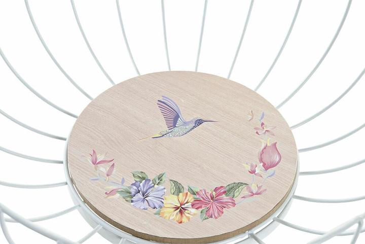 Produktbild DKD Home Decor Obstschale Bunt Metall Holz MDF 28 x 28 x 11 cm (2 Stück)