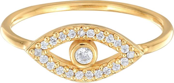 Produktbild Elli Ring Evil Eye Zirkonia Kristalle 925 Silber (58, 925 Silber)
