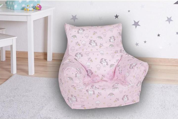 Image du produit Knorrtoys Kindersitzsack - "Rainbow unicorn" (Fauteuil pour enfants)