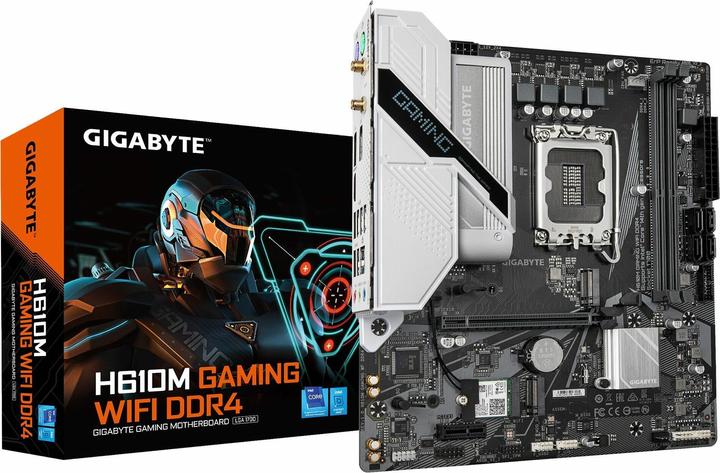 Gigabyte H610M Gaming WIFI DDR4 (LGA 1700, Intel H610 Express, mATX)