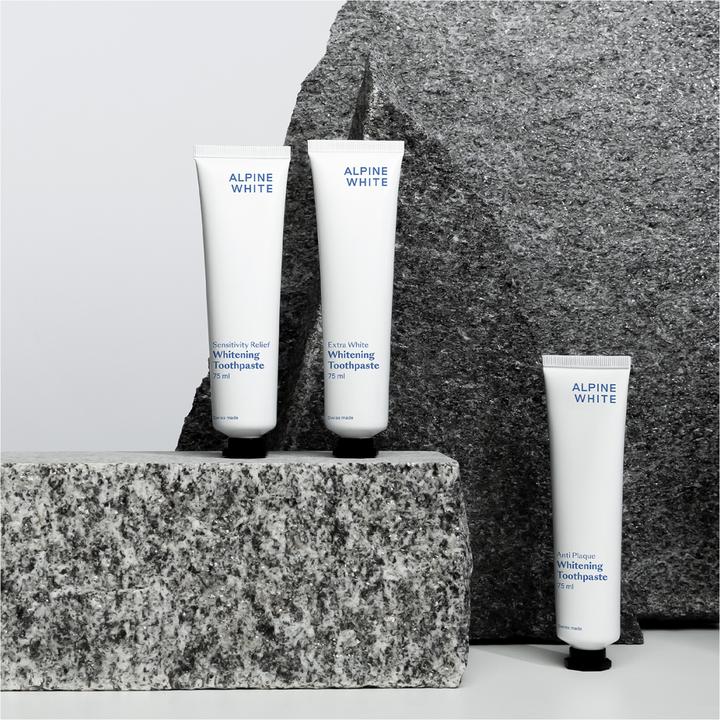Actual product image Alpine White Whitening Toothpaste Sensitivity Relief Paste (75 ml)