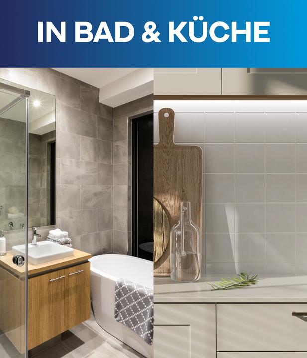 Actual product image Plid Tile paint set 1.5l glossy, for approx. 16m² / Tile colour paint set (Light grey, 1.50 l)