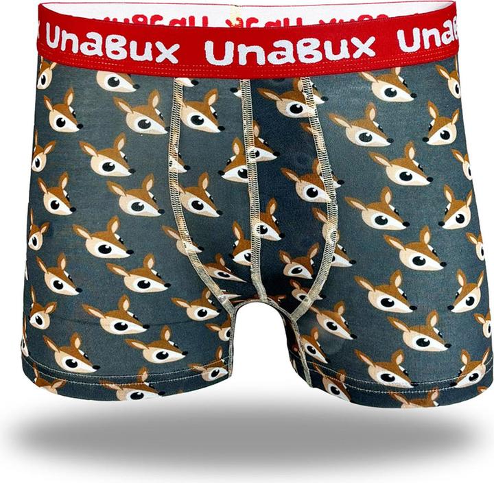Unabux Boxer BLACK WHITE RABBIT (XXL, Einzelpack)