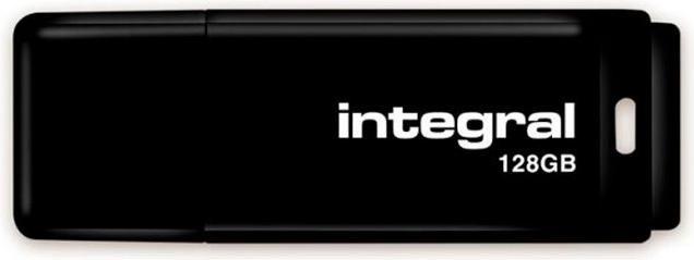 Actual product image INFD128GBBLK 128GB USB 2.0 Type A Black USB Flash Drive (128 GB, USB-A)