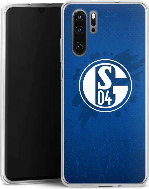 Produktbild DeinDesign Silikon Hülle für Huawei P30 Pro Handyhülle Case Smartphone Schutzhülle Bundesliga FC Schalke 04 (Huawei P30 Pro)
