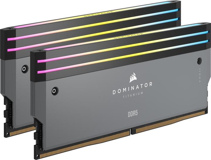 Actual product image Kingston RAM Corsair D5 6000 96GB C30 Dom Titanium K2 (2 x 48GB, 6000 MHz, DDR5 RAM, DIMM)