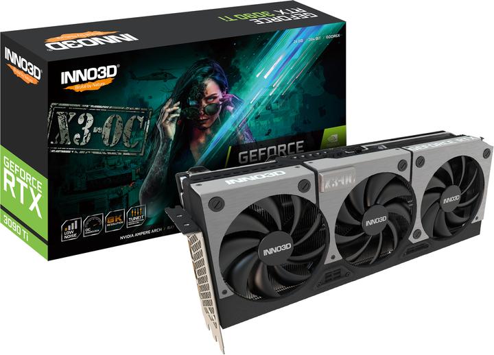 Produktbild Inno3D RTX3090 TI X3 OC GDDR6X HDMI 3xDP (24 GB)