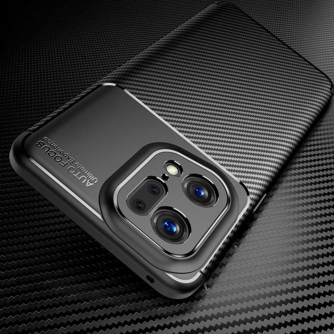 Produktbild MU Style Carbon Fiber TPU Softcase Series (Oppo Find X5 Pro)