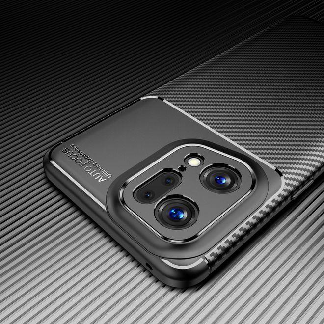 Produktbild MU Style Carbon Fiber TPU Softcase Series (Oppo Find X5 Pro)