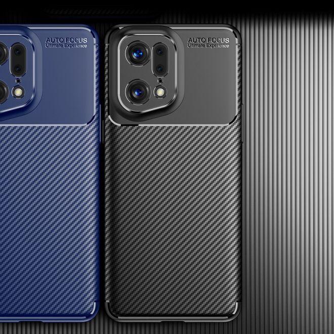 Produktbild MU Style Carbon Fiber TPU Softcase Series (Oppo Find X5 Pro)