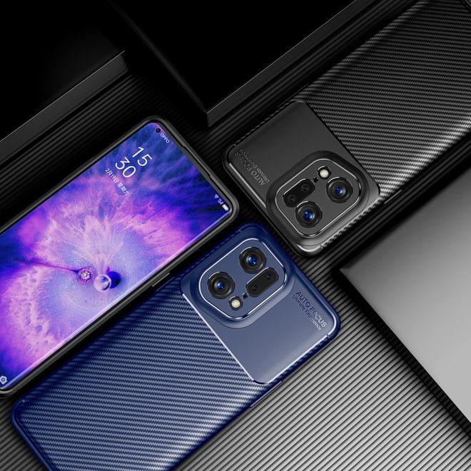 Produktbild MU Style Carbon Fiber TPU Softcase Series (Oppo Find X5 Pro)