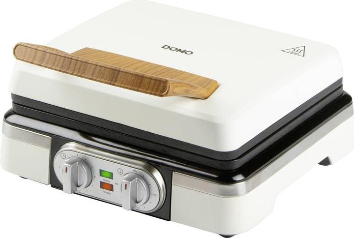 Produktbild Domo WAFFELEISEN – POWDER WHITE Waffeleisen Weiss
