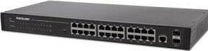 Produktbild Intellinet 24-Port Web-Managed Gigabit Ethernet Switch mit 2 SFP Ports 24 x 10/100/1000 Mbit/s RJ45 Ports +... (24 Ports)