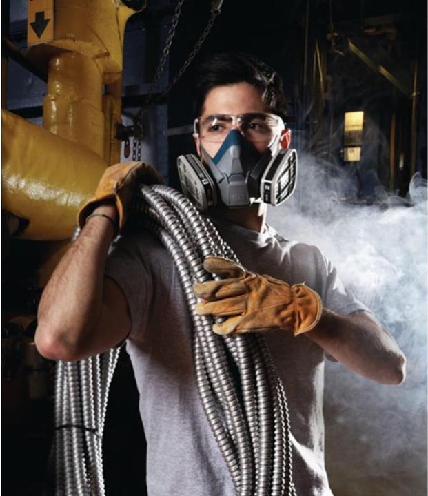 Actual product image 3M Respirator half mask (P3, 1 x)