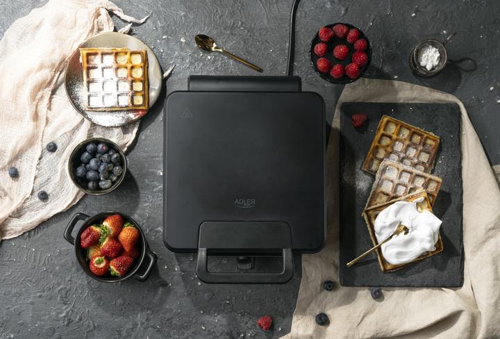 Produktbild Adler AD 3049 Waffeleisen 4 Waffel(n)