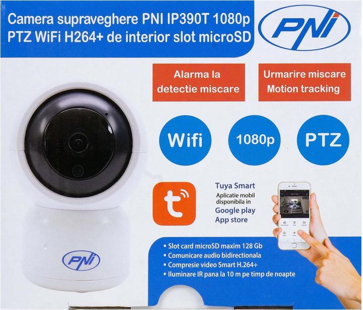 Produktbild PNI Überwachungskamera IP390T 1080P mit PTZ WiFi H264 (1280 x 1080 Pixels)