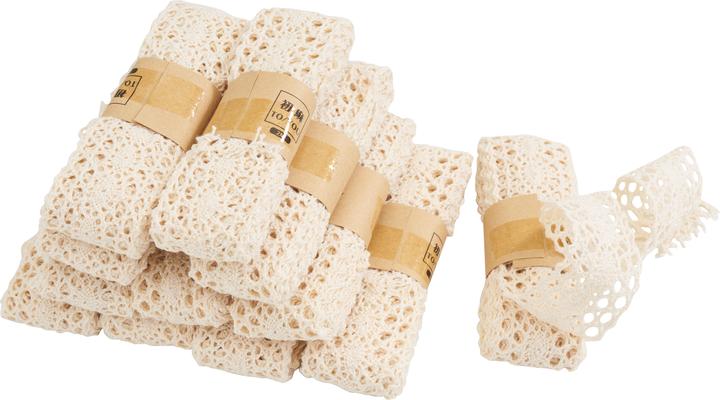 Produktbild VBS Spitzenband "Creme", L 2 m, 12 Stück