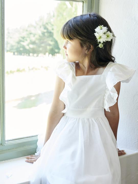 Produktbild Vertbaudet Festliches Mädchen Volantkleid, Musselin & Tüll (122)