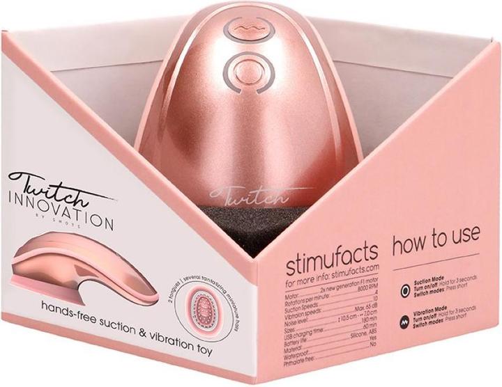 Produktbild Doc Johnson Innovation Twitch Hands free Suction & Vibration