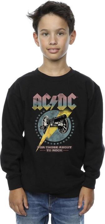 Actual product image AC/DC Boys For Those About To Rock Sweatshirt (128)