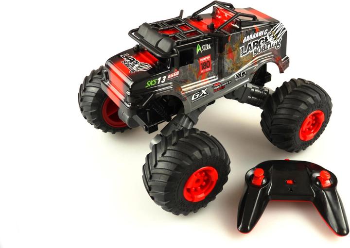 Produktbild Amewi Crazy SXS13 Elektro Brushed Monster Truck 4WD 1:16 RTR rot (RTR Ready-to-Run)