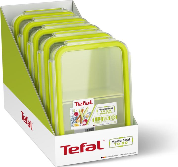 Actual product image Tefal K31005 lunch box Lunch container 1 L Green, Transparent