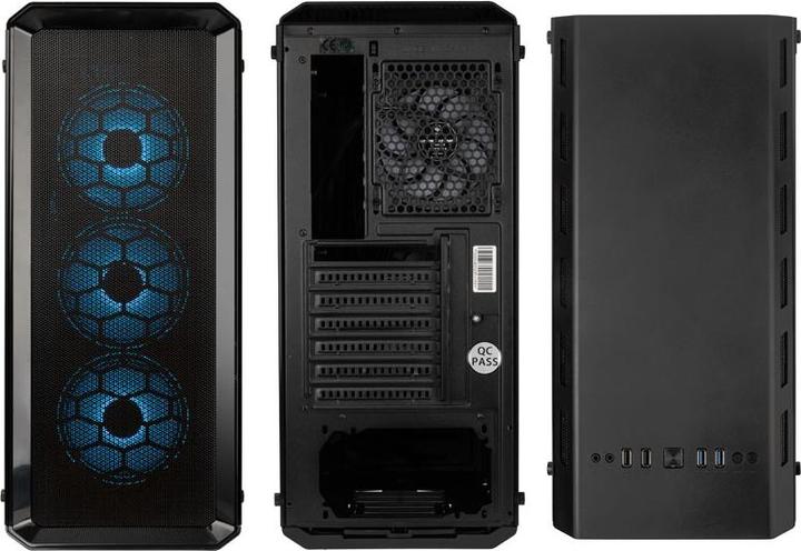 Produktbild Kolink Levante V2 ARGB Black Midi-Tower (mATX, Mini-ITX, ATX, E-ATX)