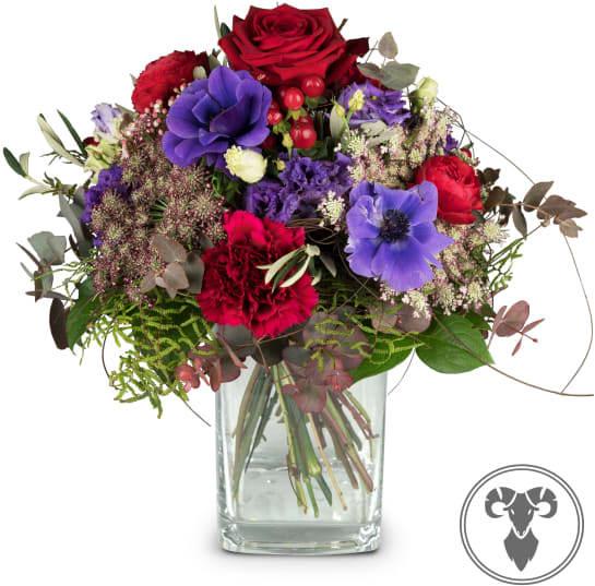 Produktbild Fleurop Blumenstrauss Widder (21.03. - 20.04.) (Schnittblumen)