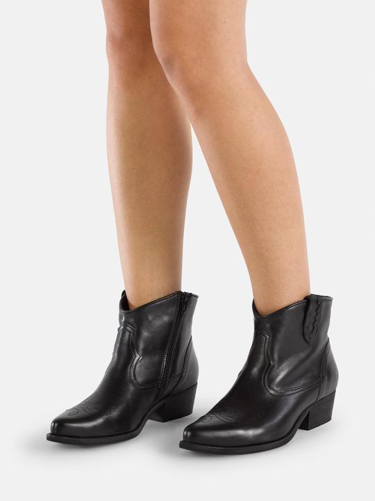 Actual product image Felmini The wide cowboy ankle boot made from Marvin leather is a trendy and comfortable choice. This wide (38)