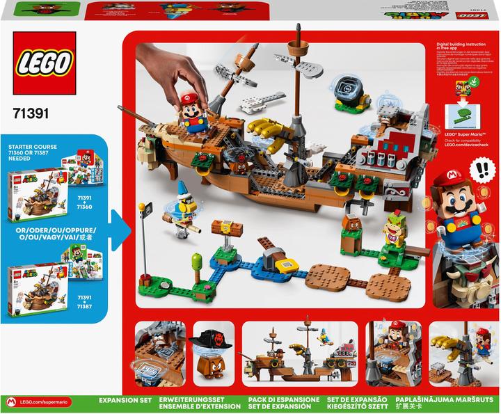 Produktbild LEGO Bowsers Luftschiff - Erweiterungsset (71391, LEGO Super Mario)