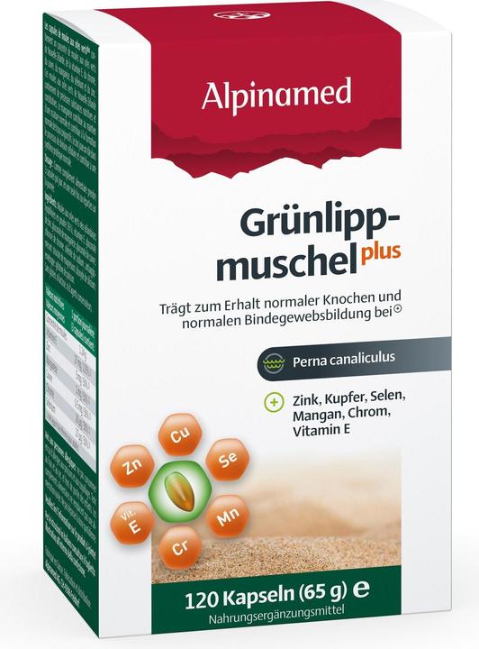 Produktbild Alpinamed Grünlippmuschel (120 Stück, Kapseln, 100 g)