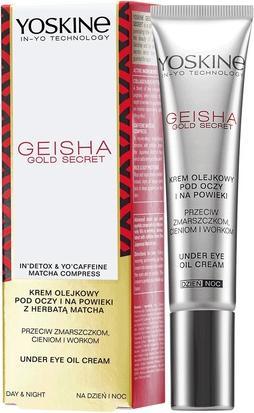 Produktbild Yoskine Geisha Gold Secret Eye and Eyes Wrinkle Cream 15ml (Fluid, 15 ml, Tag + Nacht)