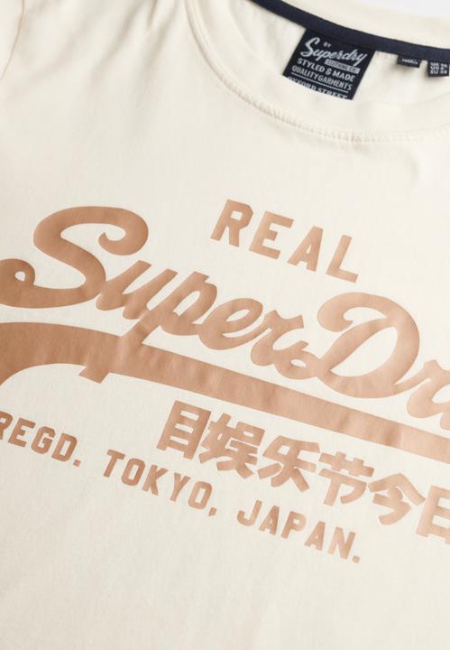 Actual product image Superdry Vl Metallic Tee (16)