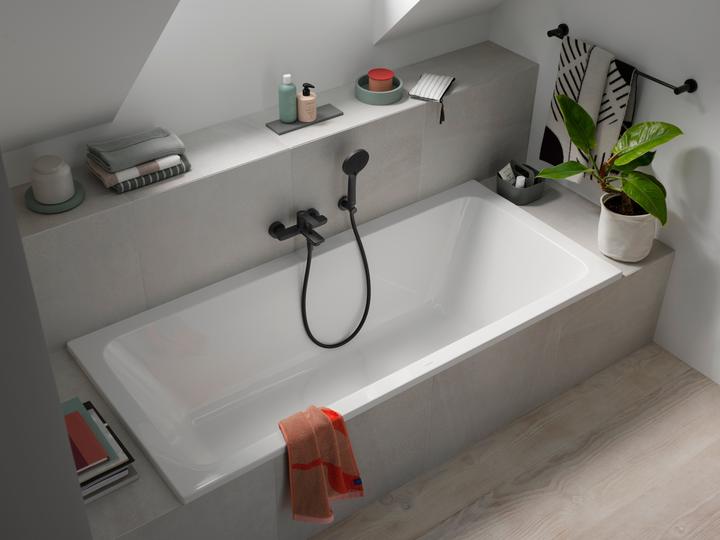 Produktbild Duravit D-Code Badewanne, 1800x800mm, Rechteckig, Einbauversion, 285 Liter, 2 Rückenschrägen, wei (285 l, 80 cm, 180 cm)