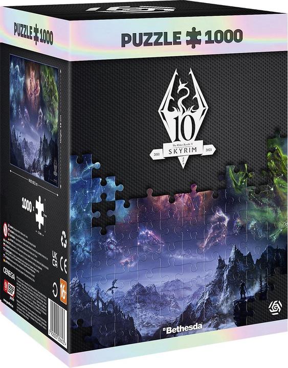 Actual product image Good Loot Skyrim: 10th Anniversary - Puzzle (1000 pieces)