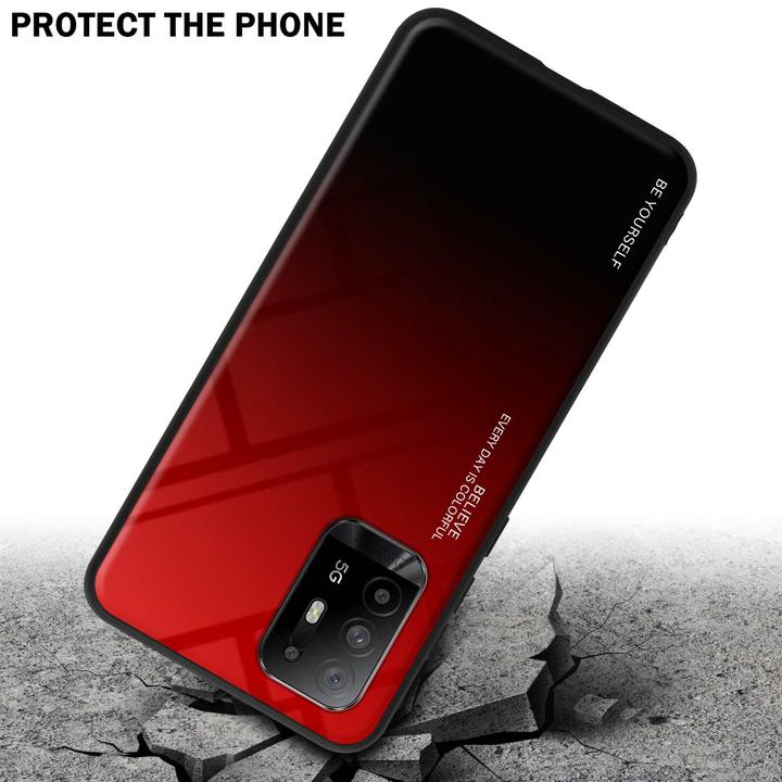 Produktbild Cadorabo TPU 2 Farben Glas Hülle (Oppo A94 5G)
