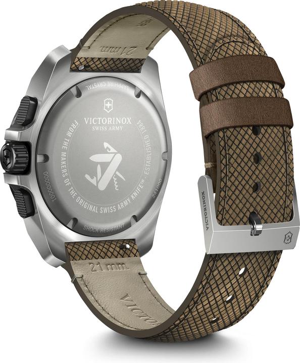Produktbild Victorinox I.N.O.X. Chrono 43, SIR, BLK dial,BRN structured m (Swiss Made, Chronograph, 43 mm)