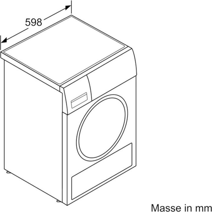 Image du produit Bosch Hausgeräte WTXH7E50CH (9 kg, Droite, Fiche CH)
